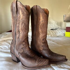 Dan Post Brown Heeled Boots